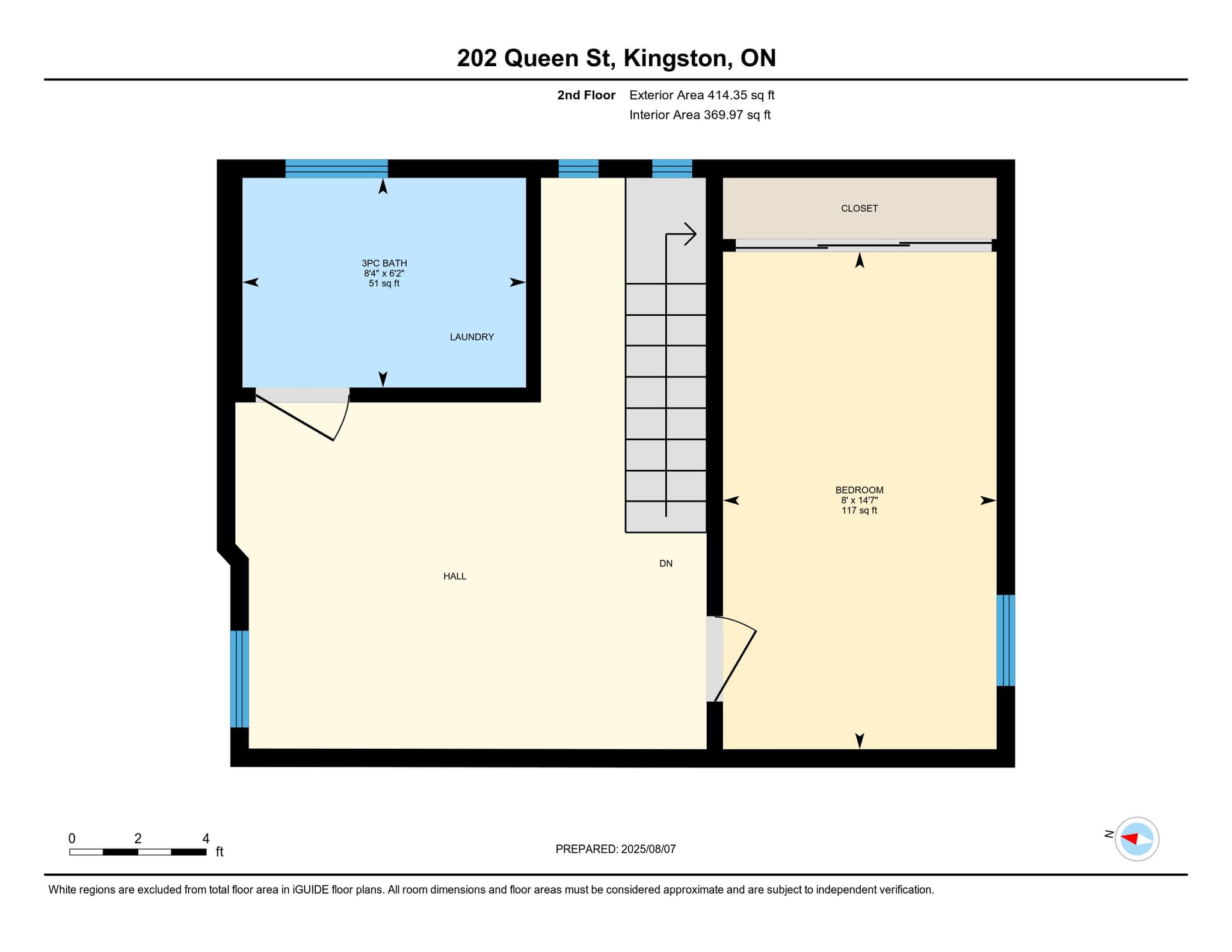 202 Queen Street Unit 1A-1-Bedroom, Floor plan 2 of 2