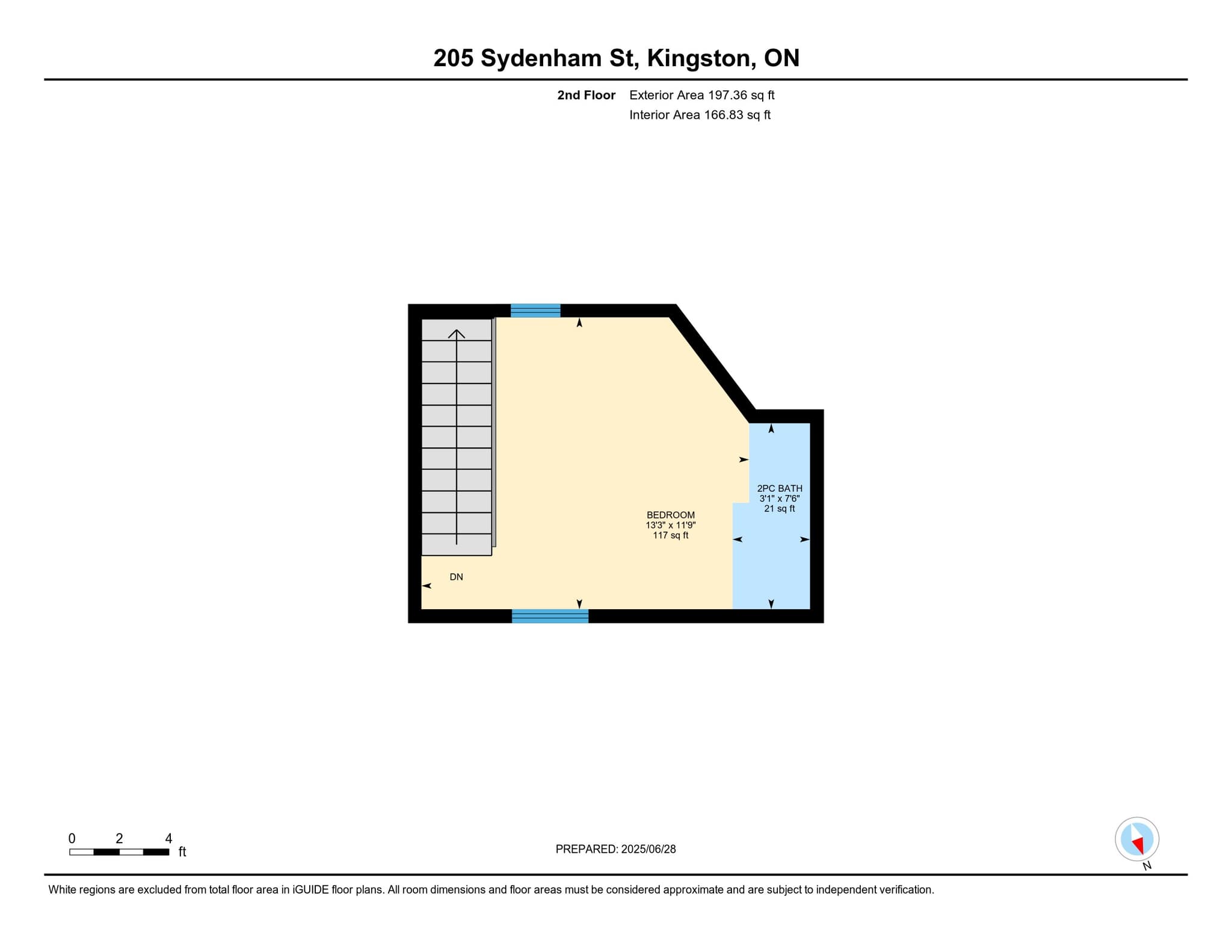 205 Sydenham Street Unit 1A-Bachelor, Floor plan 1 of 2