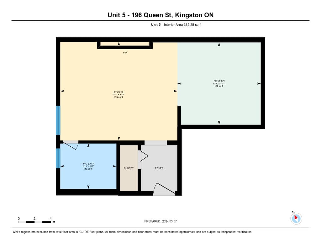 196 Queen Street Unit 5-Bachelor, Floor plan 2 of 2