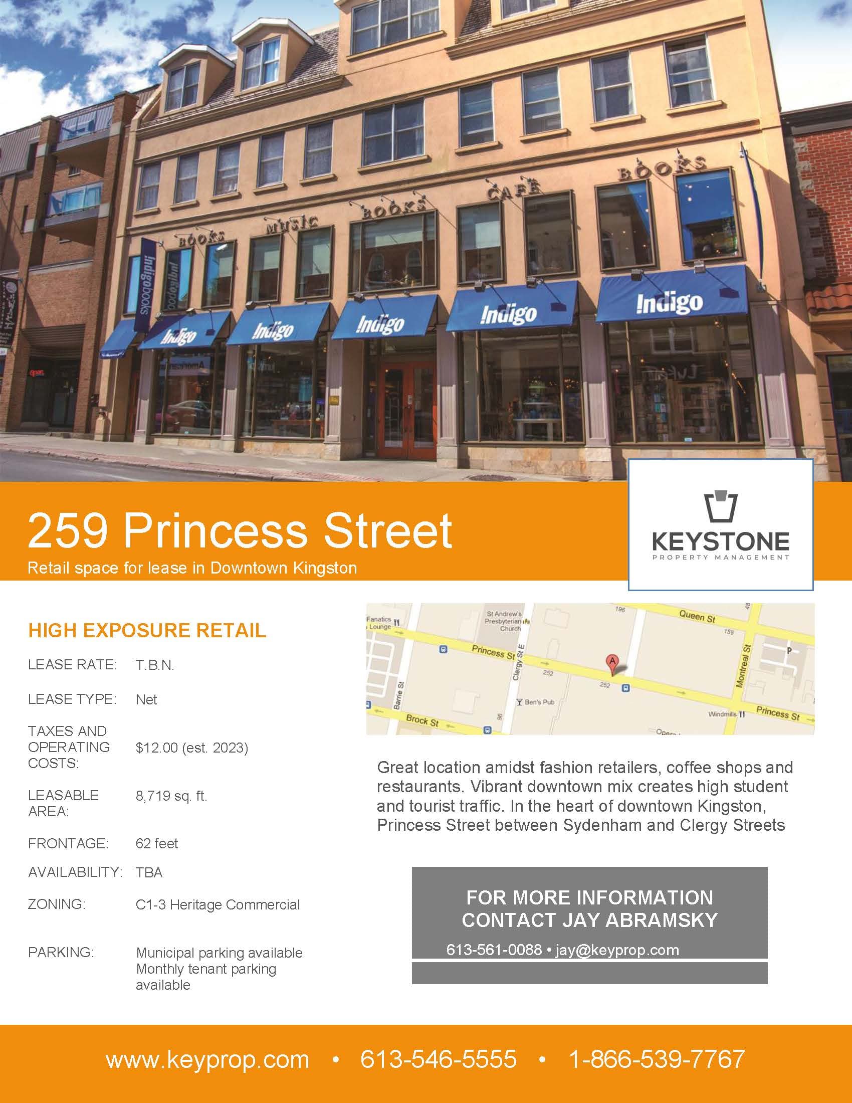 261 Princess Street - Newly Renovated Unit - $35/sqft 261 Princess Street- New Unit- $35/sqft, Floor plan 2 of 3