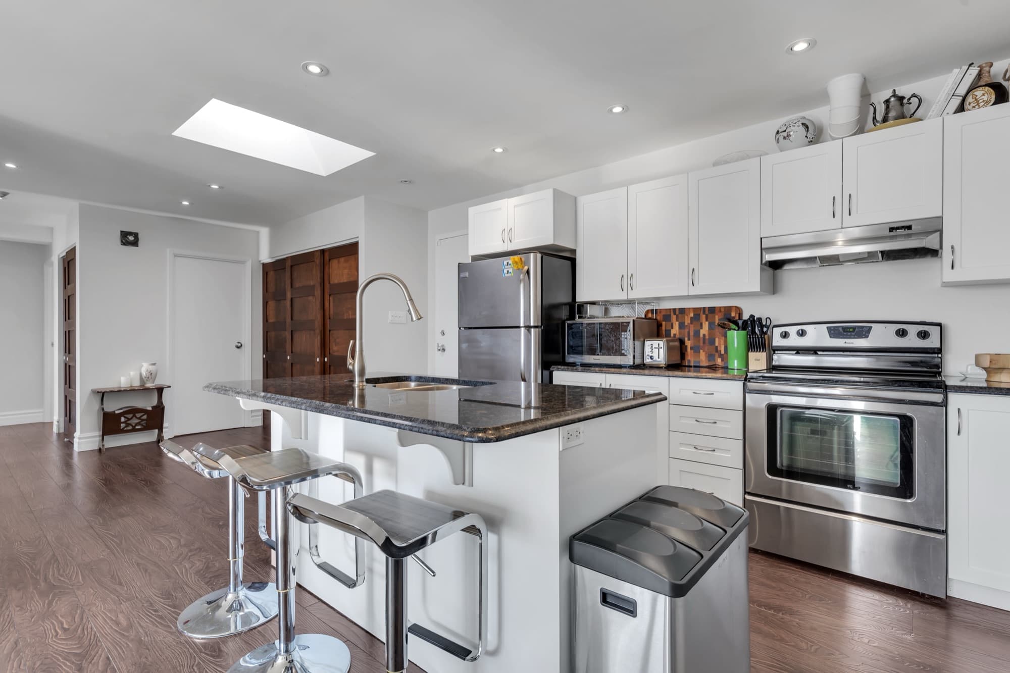 Kitchen in a Keystone apartment at 267 Princess Street